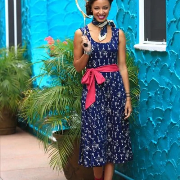 Effie's Heart Dresses & Skirts - Effie's Heart Louvre Dress in Keys Print